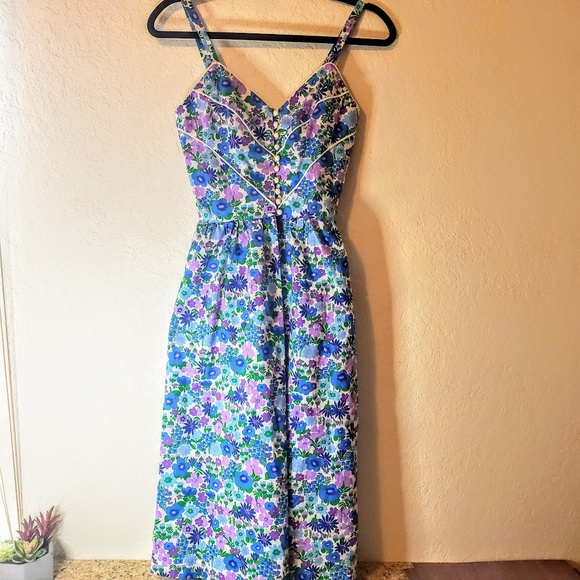 Lanz Originals Dresses & Skirts - Vintage Lanz Originals dress purple blue floral